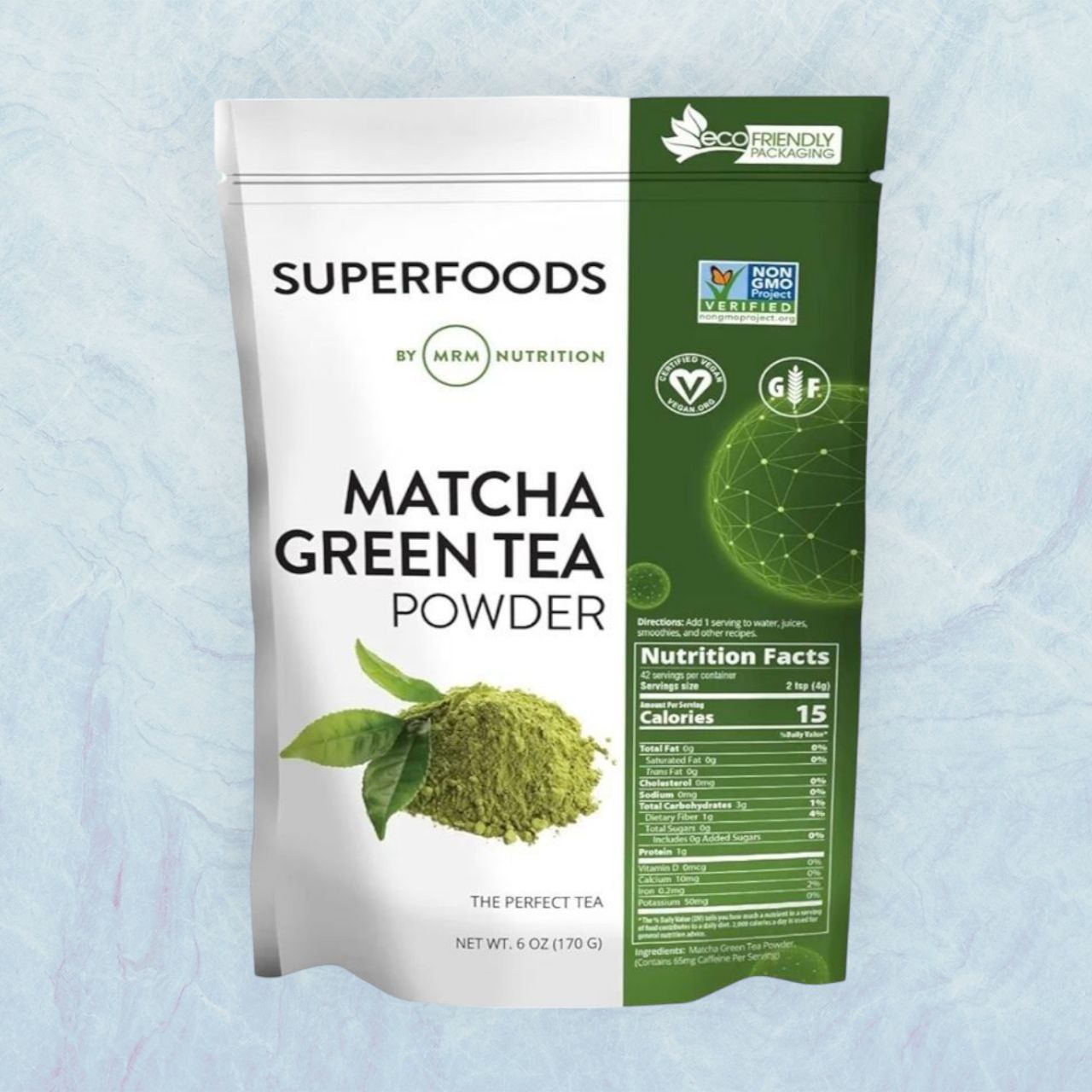 مسحوق شاي ماتشا أخضر،170 جم من سوبر فود