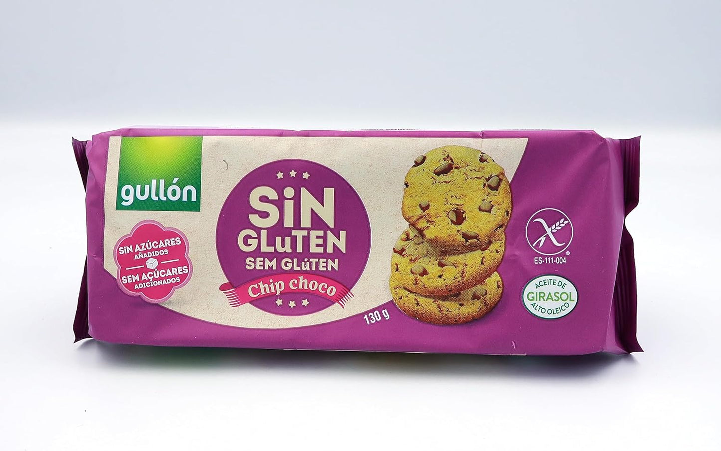 كوكيز بحبيبات الشوكولاتة(شيب شوكو ) خالي من الجلوتين وبدون سكر من جالون، 130 جرام