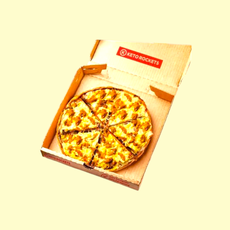 كيتو بيتزا دجاج من كيتو روكيتس