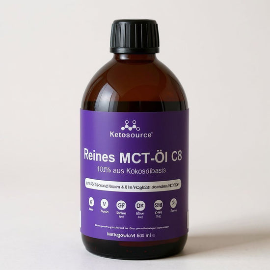 زيت كيتو سورس MCT C8 – طاقة نقية وسريعة للكيتو والرياضيين