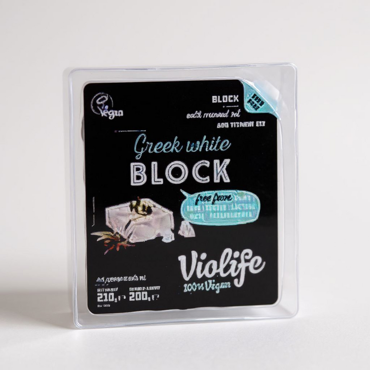 Violife Greek White Block – بديل جبنة فيتا نباتي 100% (230 جم)
