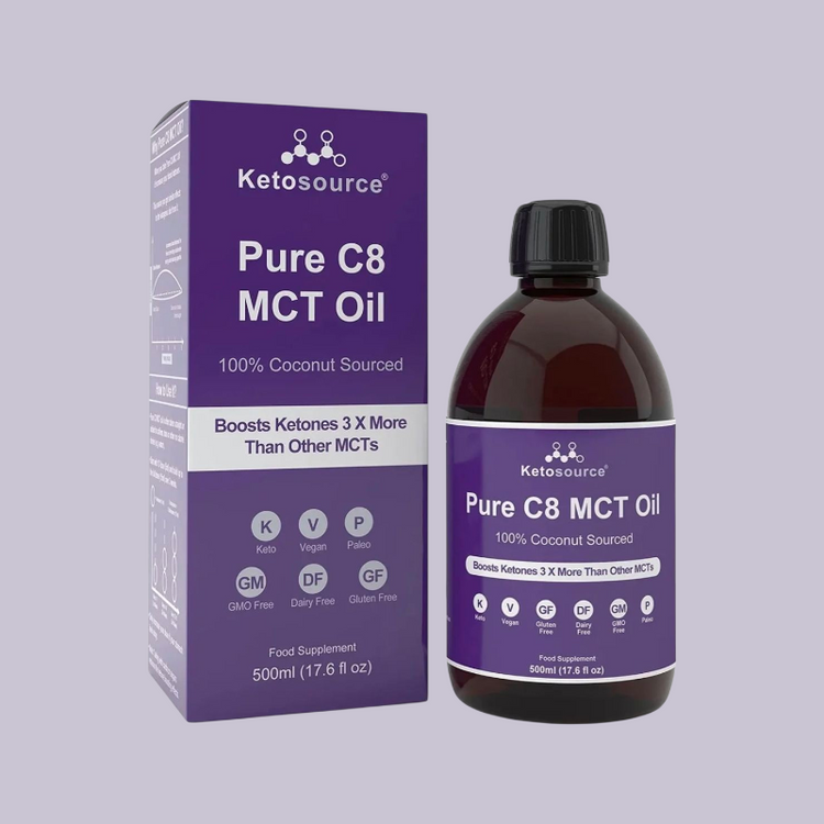 زيت كيتو سورس MCT C8 – طاقة نقية وسريعة للكيتو والرياضيين