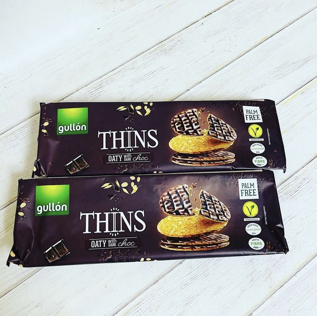 بسكويت بالشوكولاتة الداكنة والشوفان ثينز من جالون، بوزن 150 جرام