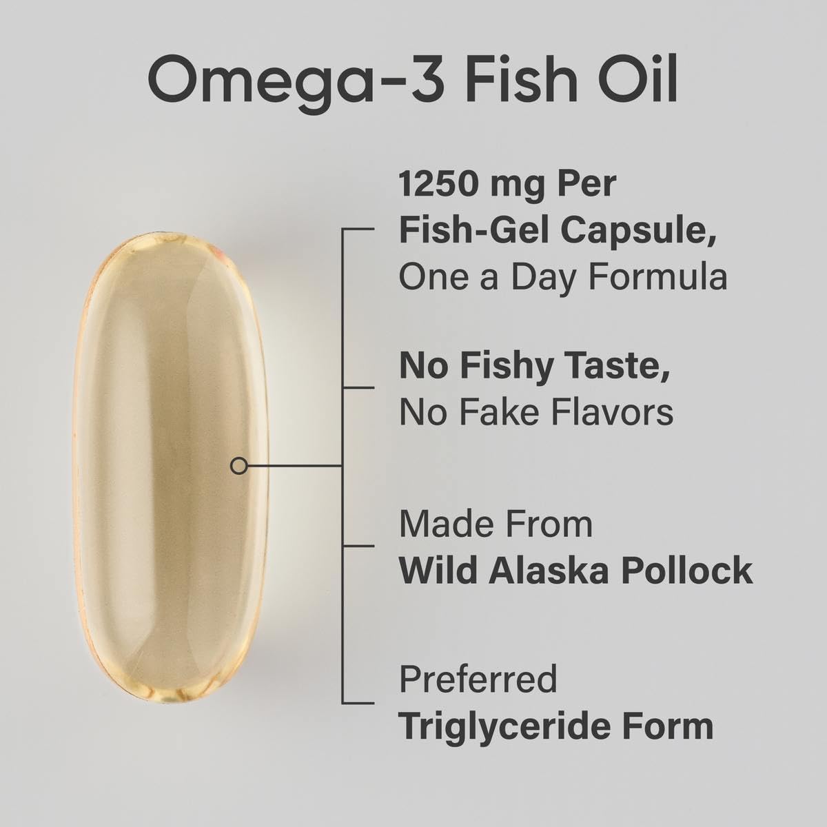 زيت السمك الغني ب أوميجا-3، قوة ثلاثية، 90 كبسولة هلامية (omega 3)