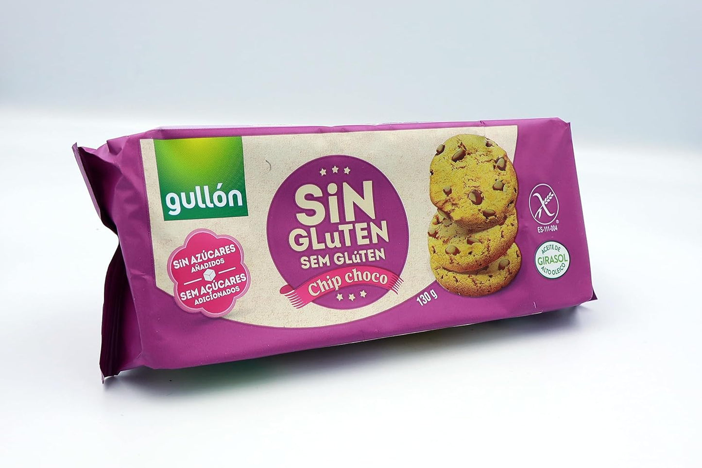 كوكيز بحبيبات الشوكولاتة(شيب شوكو ) خالي من الجلوتين وبدون سكر من جالون، 130 جرام