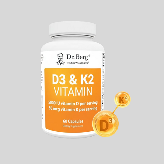 فيتامين د3 ك2 من دكتور بيرج 5000 وحدة دولية