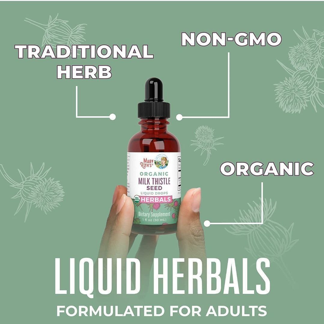 ماري روثس‏, خلاصة حليب الشوك السائلة العضوية ،  1 أونصة سائلة (30 مل)