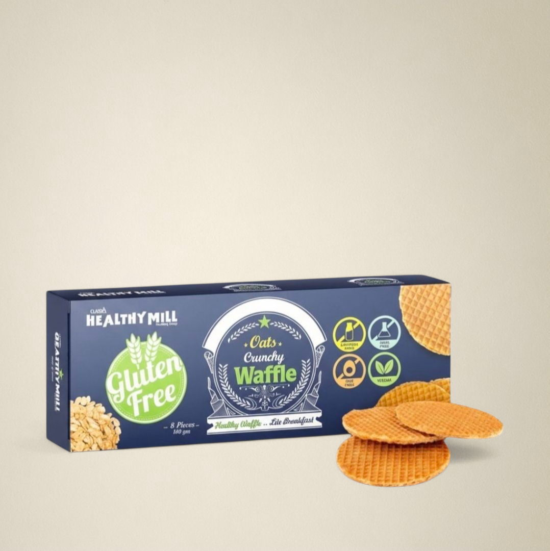 وافل نباتي مقرمش خالي من الجلوتين 160 جرام