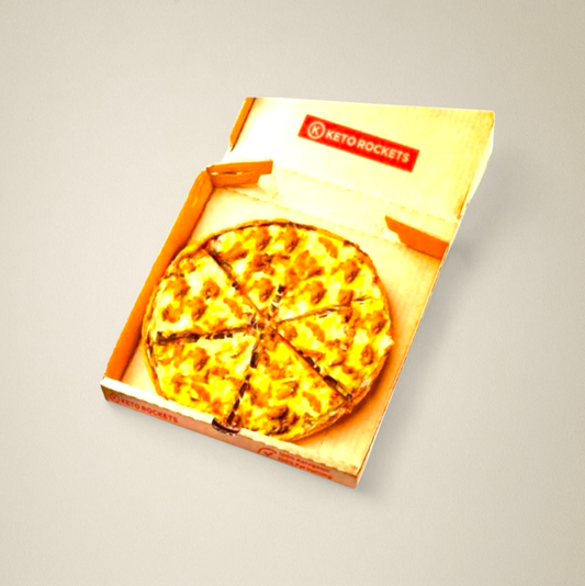 كيتو بيتزا دجاج من كيتو روكيتس