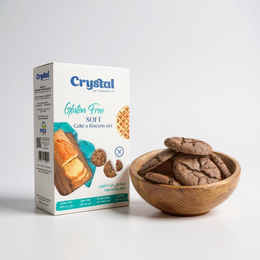 خليط الكيك والبسكوت الخالى من الجلوتين من كريستال
