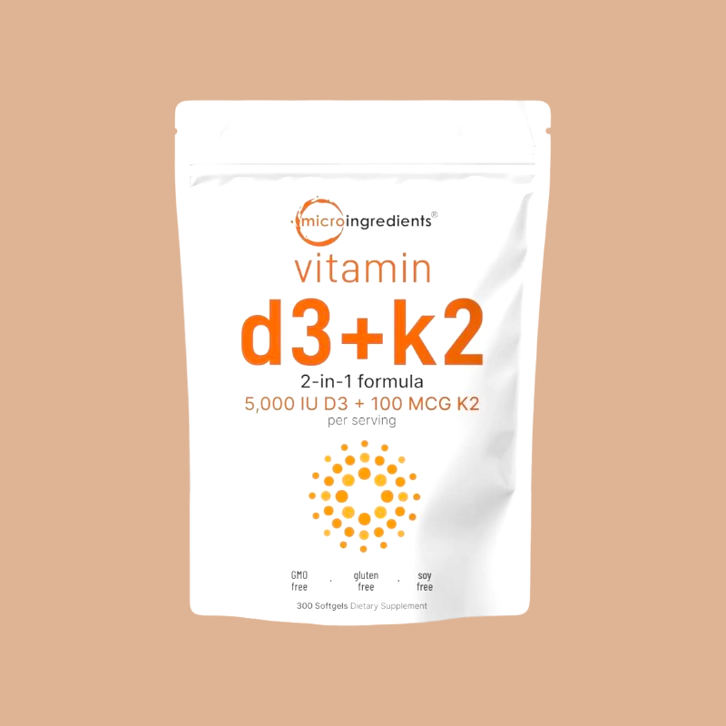 فيتامين د3  5000 &ك 2 100 ميكروجرام .. 300 كبسولة