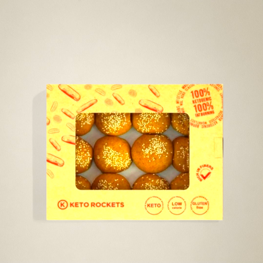 كيزر صغير كيتو من كيتو روكيتس – طعم رائع وفوائد صحية بـ 12 قطعة