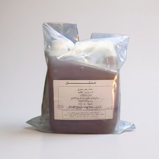 جركن عسل الزهور الساحلية الفاخر من امتنان، 6 كجم