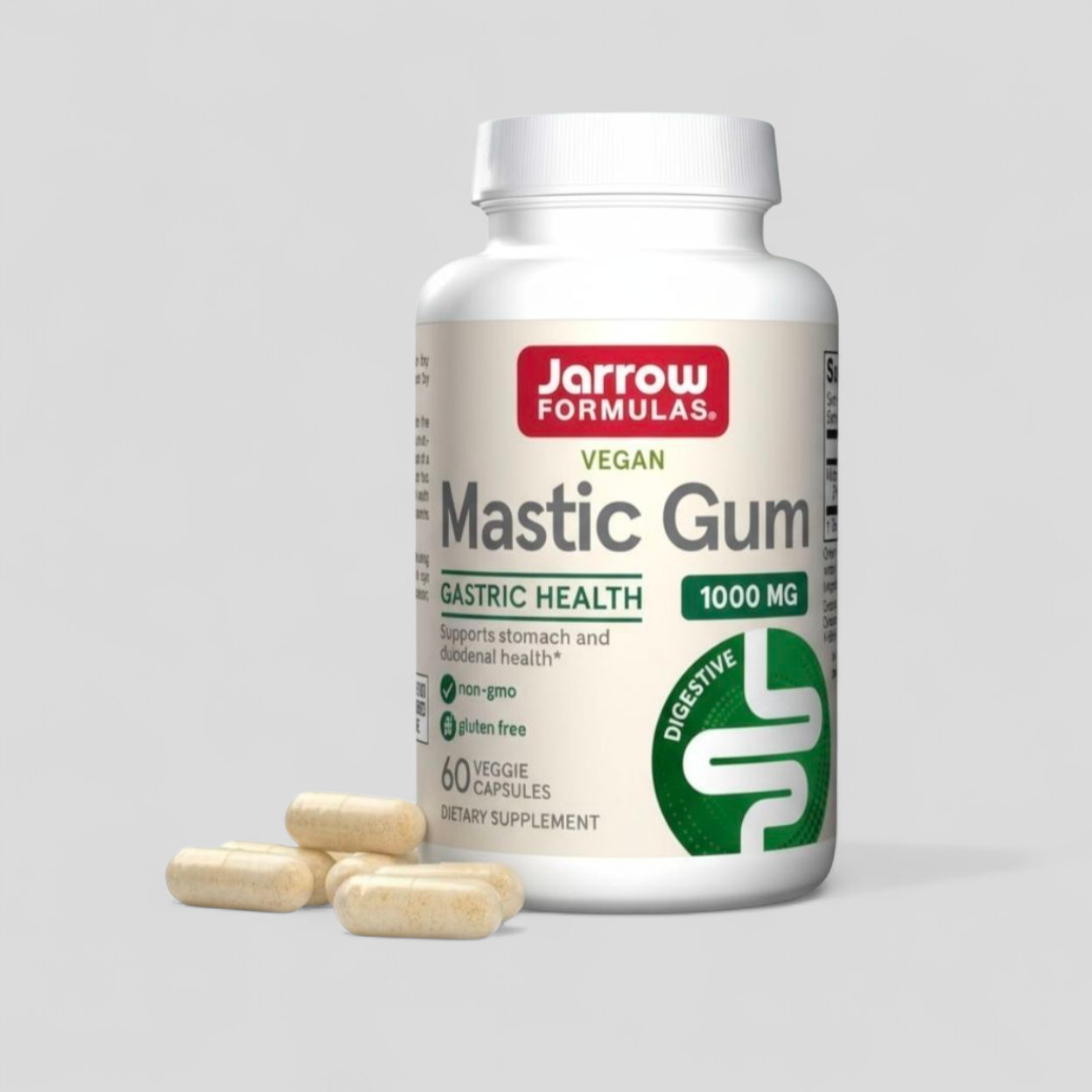 جارو فورميلاز‏, علكة مستكة، 1000 ملجم، 60 كبسولة نباتية (500 ملجم لكل كبسولة)