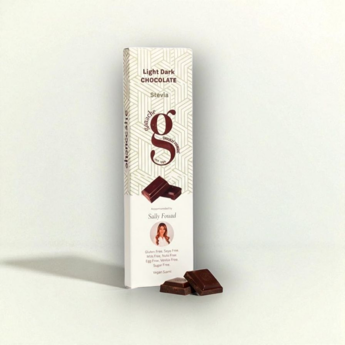 شيكولاتة لايت دارك للحساسية من جنش وسالي فؤاد بار 40 جرام