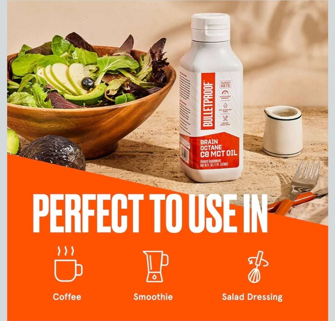 زيت ام سي تى MCT C8 OIL  بولت بروف اوكتان