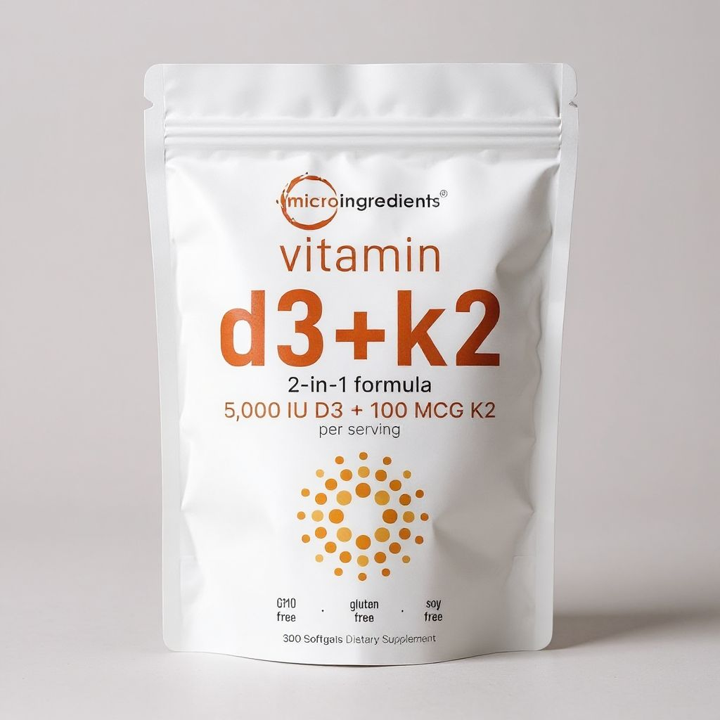 فيتامين د3  5000 &ك 2 100 ميكروجرام .. 300 كبسولة