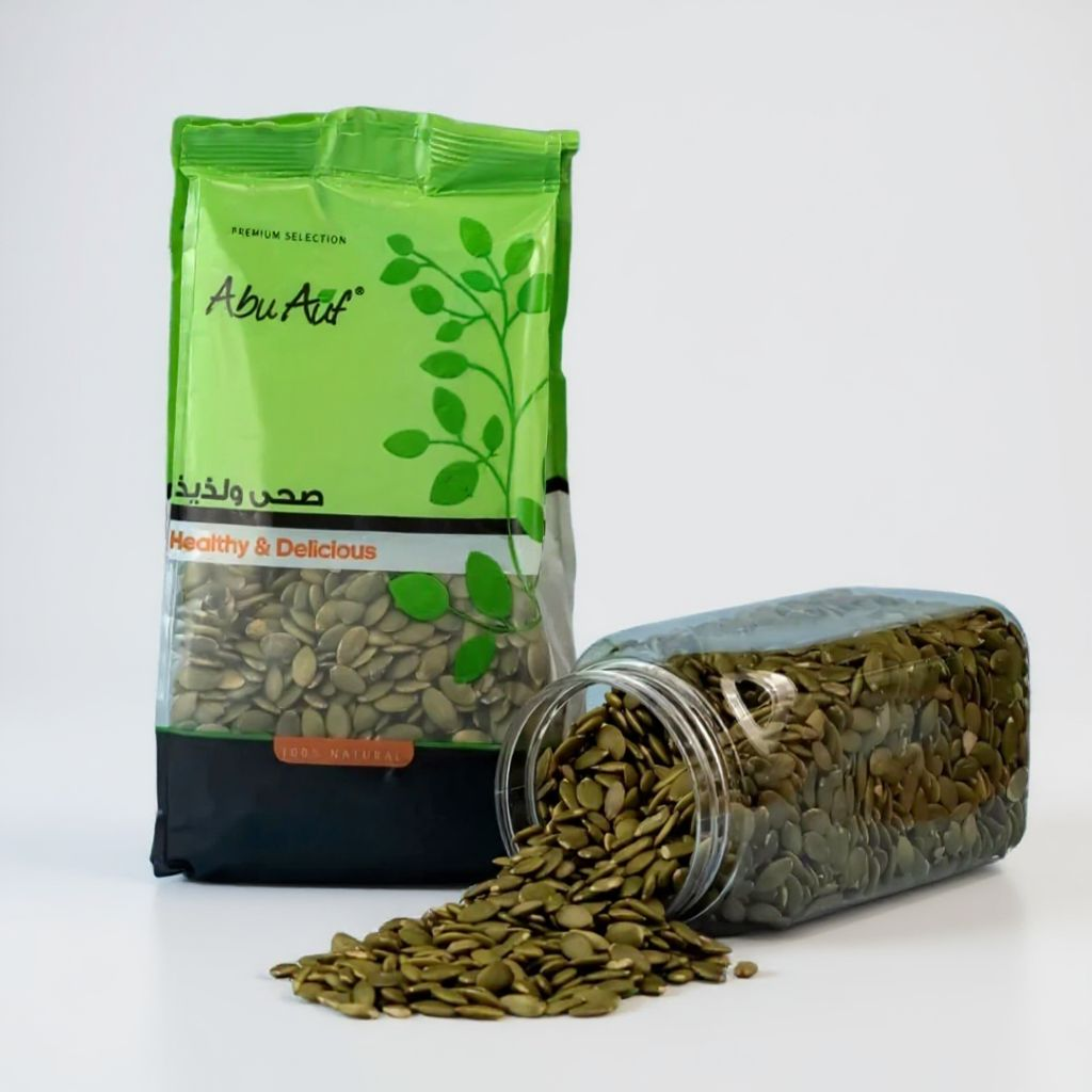 بذر لب أبيض مقشر من أبو عوف – 500 جم