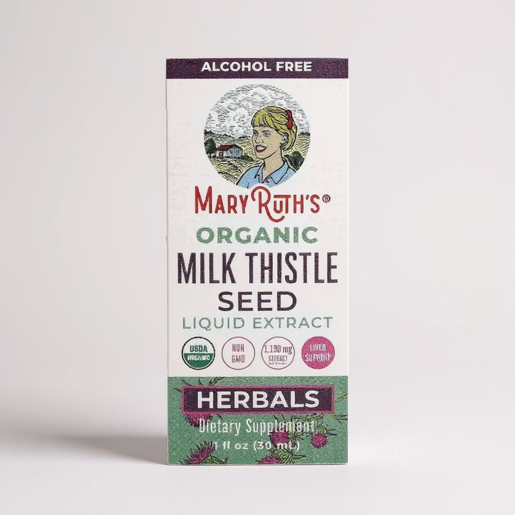 ماري روثس‏, خلاصة حليب الشوك السائلة العضوية ،  1 أونصة سائلة (30 مل)