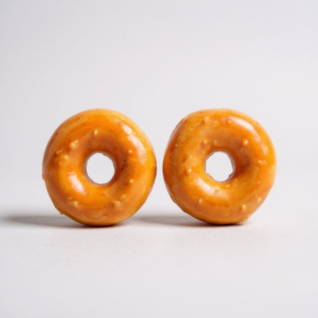 دوناتس كراميل خالية من الجلوتين - قطعة