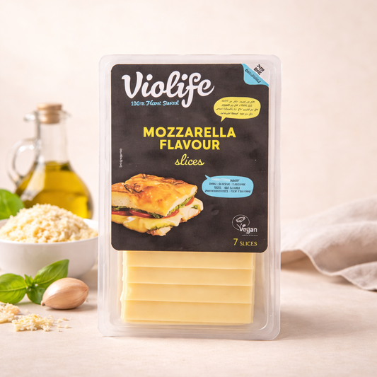 فايولايف شرائح موتزاريلا نباتية – 100% فيجن