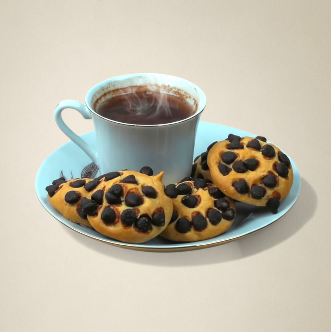 كوكيز شوفان بالاستيفيا خالي من الجلوتين واللبن