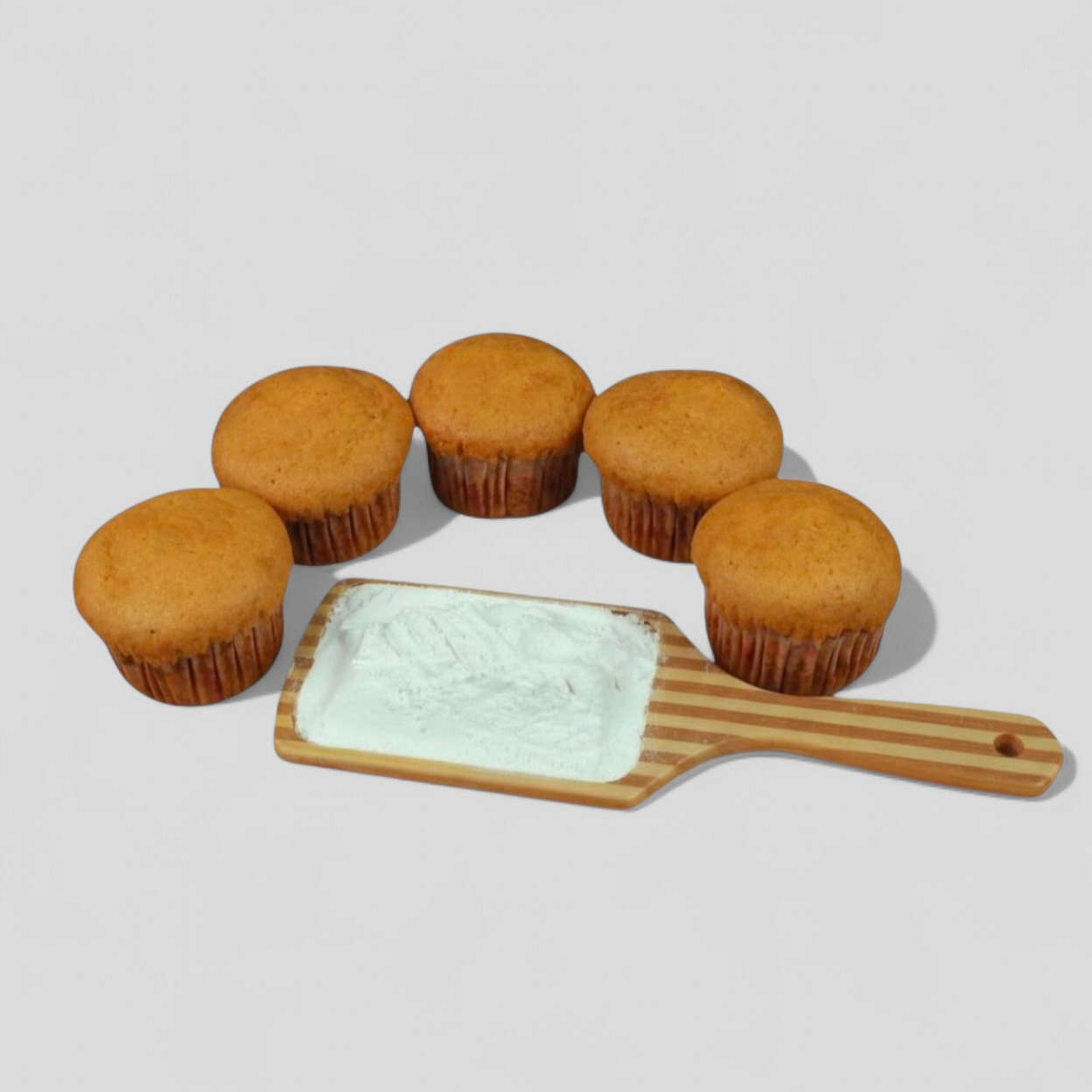 كب كيك خالي من الجلوتين ومن السكر  -4 قطع