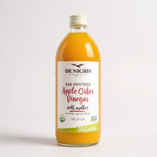 خل تفاح عضوي خام وغير مصفى من دى نيجرز